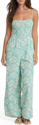 Billabong Soft Sands Jumpsuit in Waterfall at Nordstrom, Size X-Small