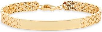 The M Jewelers NY The Engraveable ID Bracelet in Gold at Nordstrom