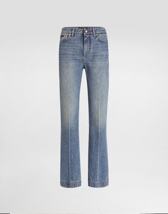 Dolce & Gabbana 5-pocket Denim Trousers - Woman Denim And Jeans Multi-colored 38