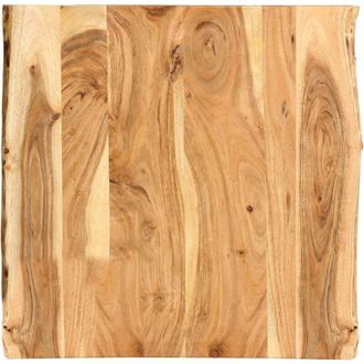 vidaXL Piano del Tavolo in Legno Massello di Acacia 58x(50-60)x2,5 cm - Vidaxl