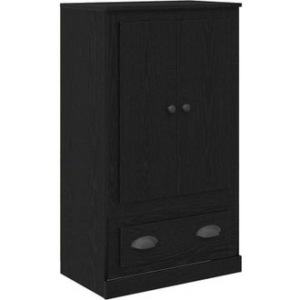 vidaXL Alacena Roble Negro 60 x 35,5 x 103,5 cm Madera contrachapada vidaXL
