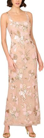 Aidan Mattox Embellished Maxi Dress