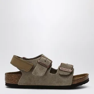Birkenstock Milano taupe suede sandal