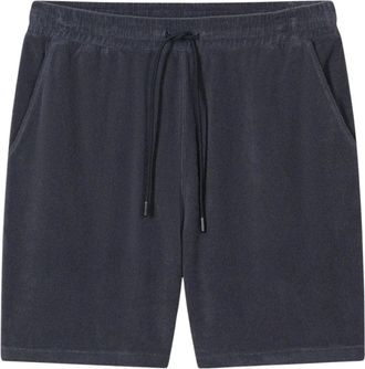 Closed Korte Broeken, Heren, Blauw, S, Terry Bermuda Shorts