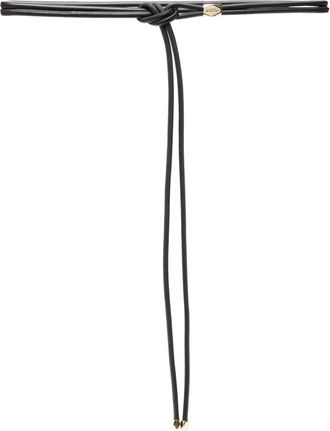 Isabel Marant Silvia leather belt - women - Lambskin/Brass - OS - Black