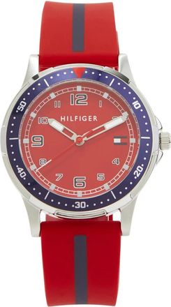Tommy Hilfiger Watches, unisex, Red, ONE SIZE, Logo Strap Watch
