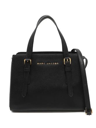 Marc Jacobs Little Big Shot leren shopper - Zwart