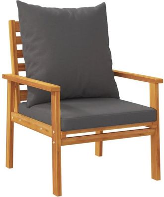 vidaXL Vidaxl - Garden Sofa Chair 2pcs with Cushion Solid Wood Acacia