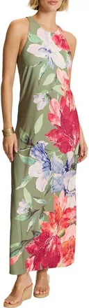 Tommy Bahama Jasmina Island Bloom Sleeveless Maxi Dress in Dusty Sage at Nordstrom, Size X-Large