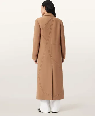 AllSaints Nellie Double Breasted Coat