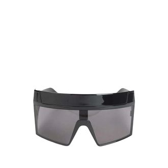 Rick Owens Sunglasses, male, Black, Size: ONE SIZE Rectangle Frame Sunglasses