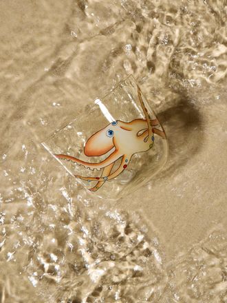 Lobmeyr High Seas Hand-Painted Crystal Tumbler