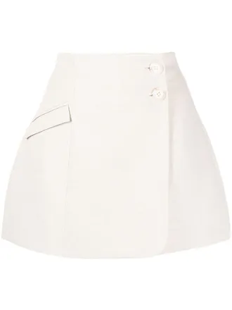 Anna Quan Rok met wikkeldesign - Beige
