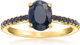 Ross-Simons Sapphire Birthstone Ring in 18kt Gold Over Sterling