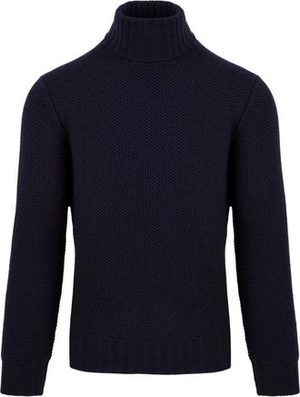 FILIPPO DE LAURENTIIS Dv 3Ml Wm 7Q 890 Coltrui - Heren - Coltruien - Blauw - 2XL - Truien & Vesten