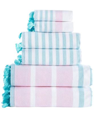 Brooks Brothers Turkish Pesthemal 6Pc Towel Set