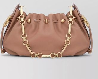 Zimmermann halcyon leather chain shoulder clutch bag