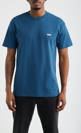 Obey Visual Studios Flower Graphic T-Shirt in Harbor Blue at Nordstrom, Size Xx-Large