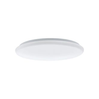 Loops Flush Ceiling Light Colour White Shade White Plastic Bulb LED 40W Included
