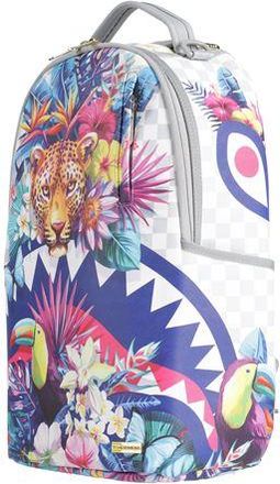 Sprayground CREAM FLOWERING JUNGLE SHARK DLXSV BACKPACK