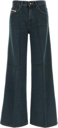 Diesel Blue Flared High Rise Jeans