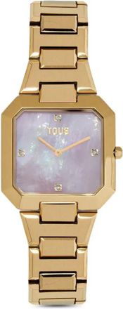 Tous Karat 30.5mm watch - women - stainless steel/Mother of Pearl - One Size - Pink