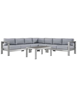 ModWay Shore 6-Piece Outdoor Patio Sectional Sofa Set