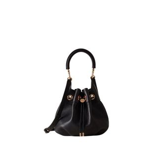 Borbonese Bucket Bags, female, Black, Size: ONE SIZE Secchiello Mini Collier