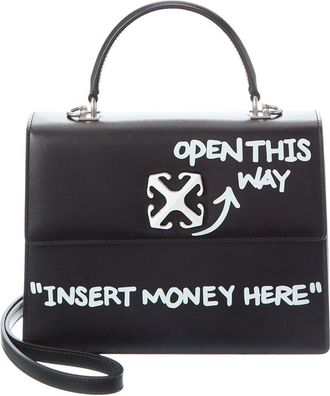 Off-white Leather Satchel