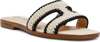 Steve Madden Hazel Slide Sandal in Cream Multi at Nordstrom, Size 9.5