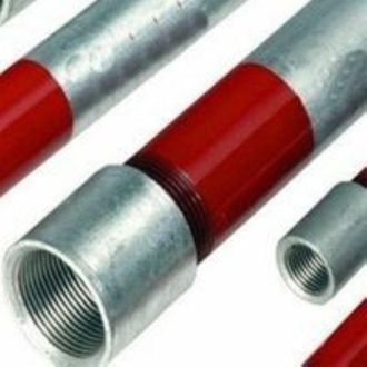 Casa tubo zincato scordonato 1 1/2 rotolo 10 metri - acciaitubi