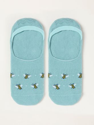 Fat Face FatFace Green Haze Bee Footsie Socks