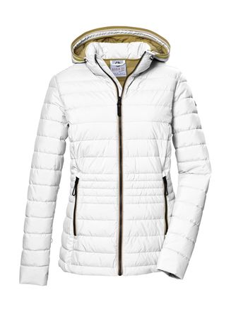 G.I.G.A. DX by killtec Steppjacke GS 69 WMN QLTD JCKT, Damen, Gr. 38, beige (naturwei&szlig;), Obermaterial: 100% Polyester;Futter: 100% Polyester;F&uuml;llung: 100% Polyester, G.I.G.A