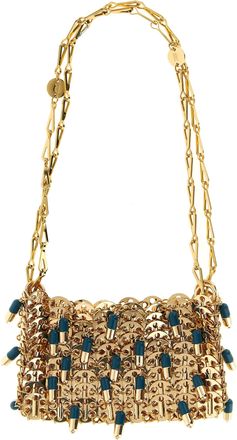 Paco Rabanne Womens 1969 Nano Pils Shoulder Bag