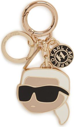 Karl Lagerfeld Ikon keychain - women - Zinc - One Size - Gold