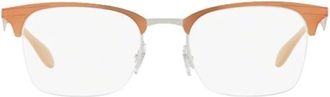 Ray-Ban Metalen montuur bril - Heren - Brillen - Bruin - 49 MM - Accessoires