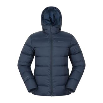Mountain Warehouse Heren Stratus Dons Jack met Opbergcapuchon (Marineblauw)