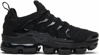 Nike Mens Air Vapormax Plus Sneaker In Black/black/dark Grey