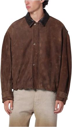 Salvatore Santoro Heren, Jassen, Bruin, Maat: XL Leer