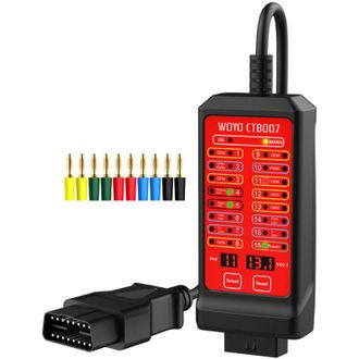 OEM Woyo - Probador De Latas Port&aacute;til De 12 V Y 24 A, Caja De Conexiones De 16 Pines, Detecci&oacute;n De Circuitos De Bus, Diagn&oacute;stico De Veh&iacute;culos, Diagn&oacute;stico
