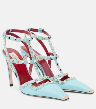 Valentino Garavani Salones Rockstud de piel