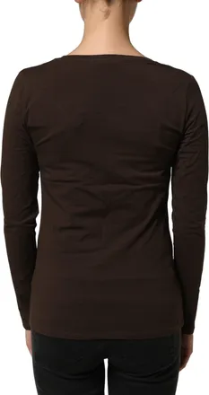 Massimo Rebecchi Long Sleeves Round Neck Womens Top