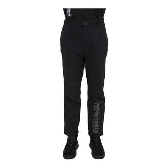 Napapijri Straight Trousers, male, Black, Size: XL Snow Pant/Suit