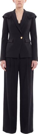 Saiid Kobeisy Ruffled Tailored Jacket