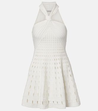 SIMKHAI Jenna halterneck minidress