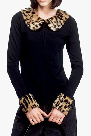 Anna Sui Deco Tees Long Sleeve in Black Multi at Nordstrom, Size Medium
