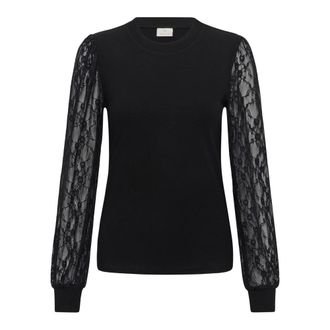 Kaffe KCcarina T-shirt - Tops - Mujer - Negro - M