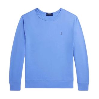 Ralph Lauren Crew Neck Sweatshirt - male - Ralph Lauren - Kids Sweatshirts - Blue - 8 Y - Kids