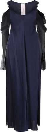 Pha&eacute;do Studio Abito lungo con inserti - Blu