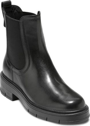 Cole Haan Grand Flex Fenella Waterproof Chelsea Boot in Black Leather Wp at Nordstrom, Size 10.5